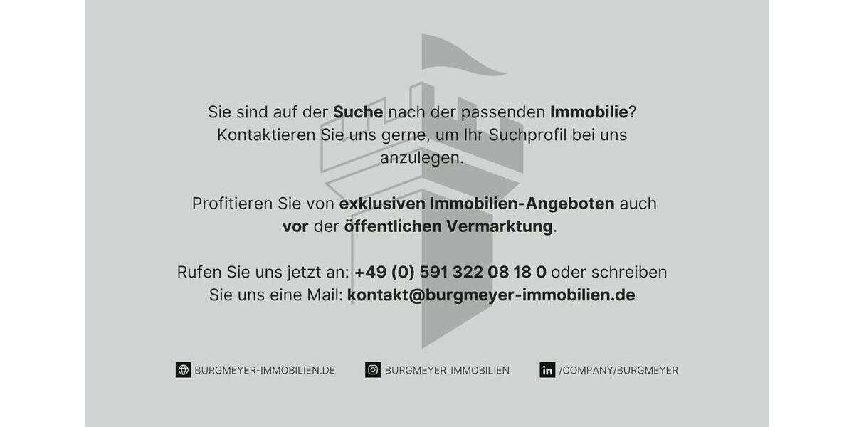 Etagenwohnung Lingen (Ems) Damaschke - 3 Zimmer, 86 m&sup2;, 1.070&euro; | Angebot:25886880