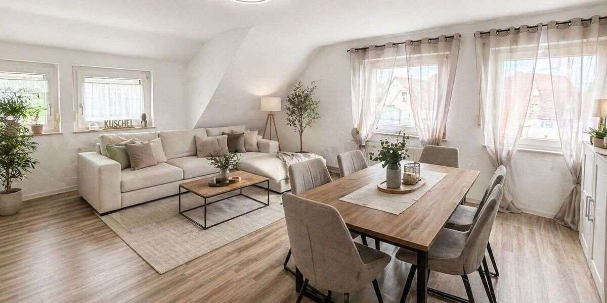 Etagenwohnung Frickenhausen - 3.5 Zimmer, 91 m&sup2;, 798&euro; | Angebot:26381840