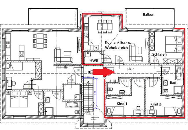 Etagenwohnung Brandenburg an der Havel / Neuschmerzke Schmerzke - 4 Zimmer, 111 m&sup2;, 1.452&euro; | Angebot:24043499