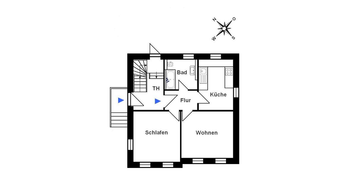 Gemütliche helle 2 Raumwohnung in Großröhrsdorf 2 zimmer