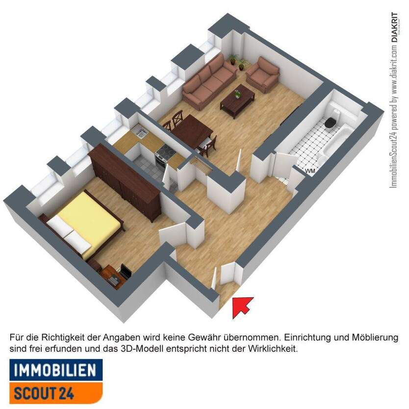 Moderne 2-Zimmer-Wohnung zur Miete in Löbtau-Süd, Dresden 2 zimmer