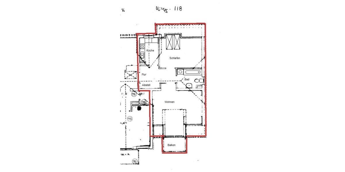 Dachgeschoßwohnung Mittenwalde - 2 Zimmer, 49 m&sup2;, 750&euro; | Angebot:26449165
