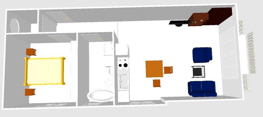 Etagenwohnung Gründau - 2 Zimmer, 55 m&sup2;, 750&euro; | Angebot:25993267