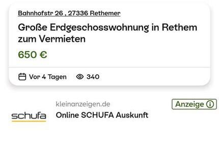 Wohnung Liebenau - 1 Zimmer, 110 m&sup2;, 650&euro; | Angebot:24660948