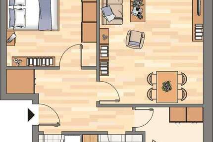 Wohnung zum Mieten in Flensburg 605 € 66.52 m²