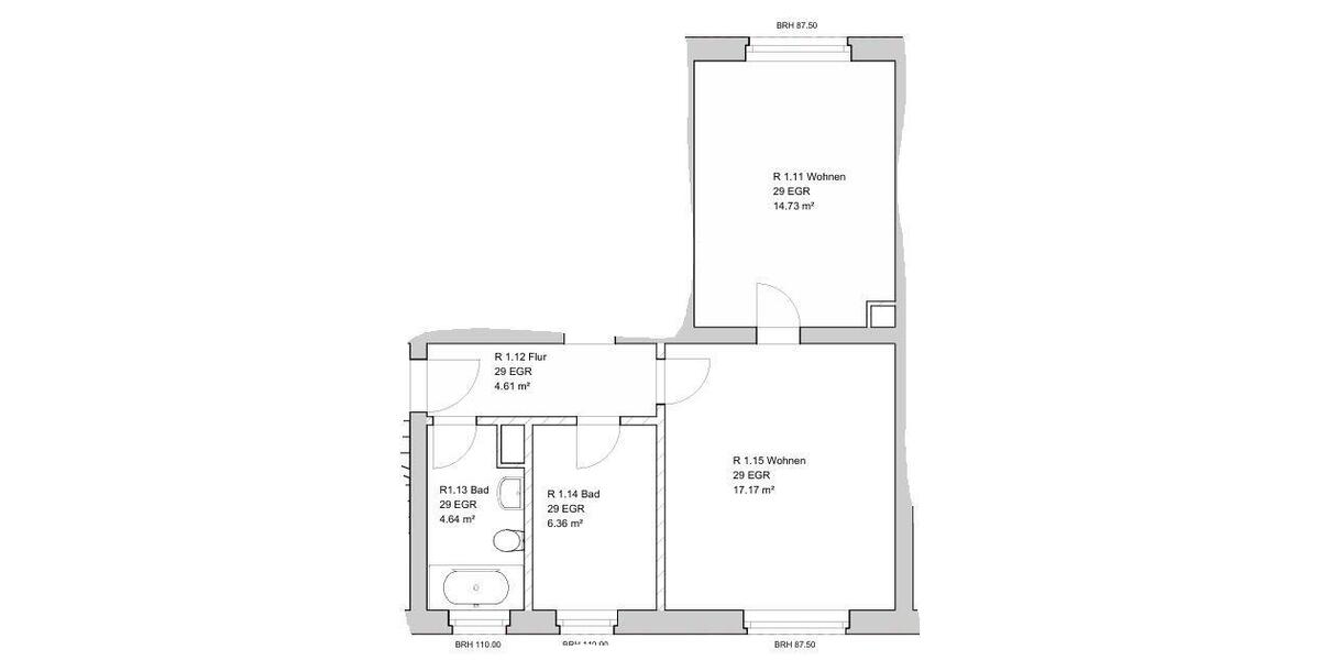 Etagenwohnung Plattenburg - 2 Zimmer, 48 m&sup2;, 315&euro; | Angebot:22715676