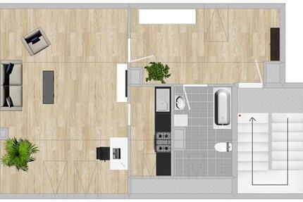 Wohnung Riesa Neuweida - 1 Zimmer, 41 m&sup2;, 348&euro; | Angebot:26637277