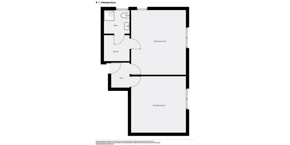 Etagenwohnung Biebertal - 2 Zimmer, 48 m&sup2;, 450&euro; | Angebot:26366709