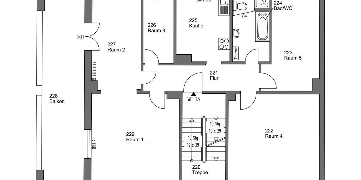 Etagenwohnung Berlin Reinickendorf - 5 Zimmer, 118 m&sup2;, 1.899&euro; | Angebot:26351769