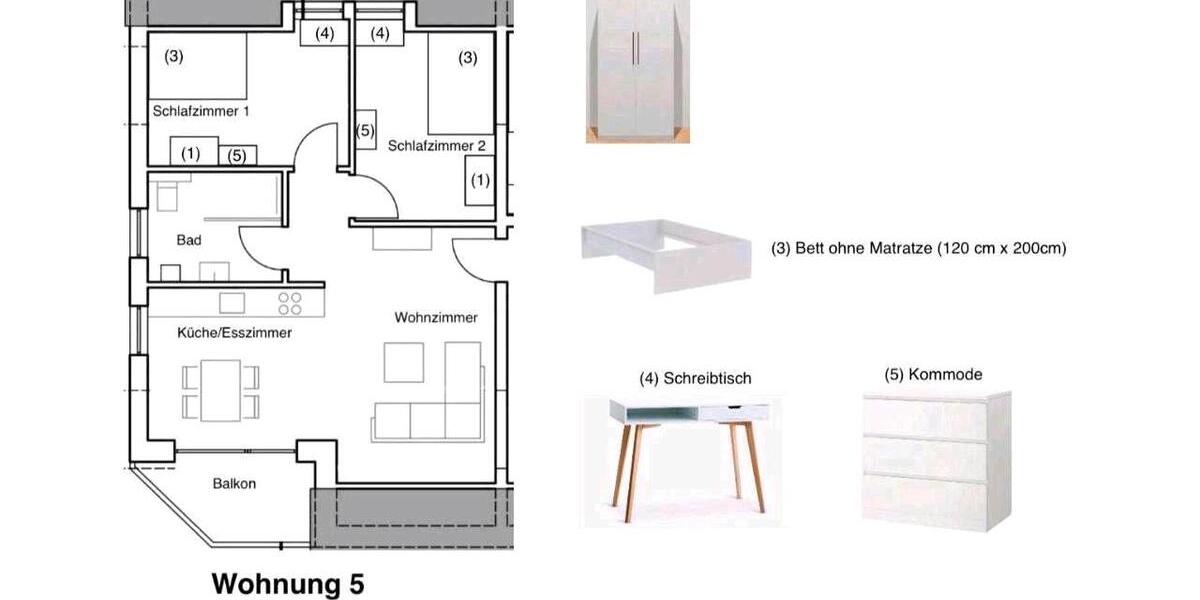 Dachgeschoßwohnung Gerbrunn - 3 Zimmer, 60 m&sup2;, 550&euro; | Angebot:26247659