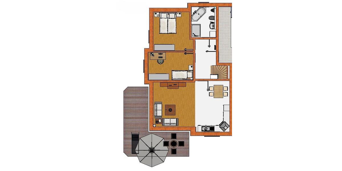 Terrassenwohnung Roding - 3 Zimmer, 89 m&sup2;, 900&euro; | Angebot:26587900