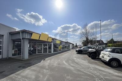 REPRÄSENTATIV, SICHTBAR AN HAUPTSTRASSE - Gewerbeobjekt Erkheim | Angebot:27224454