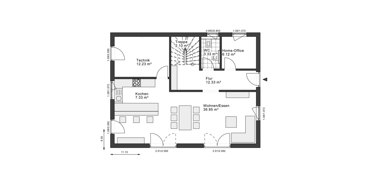 Einfamilienhaus Niederzier - 5 Zimmer, 160 m&sup2;, 1.977&euro; | Angebot:24533968