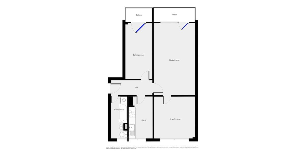 Etagenwohnung Hettstedt - 3 Zimmer, 59 m&sup2;, 315&euro; | Angebot:26649065