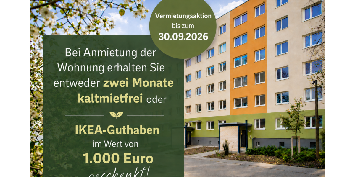 Etagenwohnung Halle Halle-Neustadt - 5 Zimmer, 81 m&sup2;, 620&euro; | Angebot:27252576