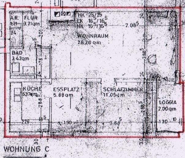 Etagenwohnung Coburg - 2 Zimmer, 63 m&sup2;, 580&euro; | Angebot:26671881