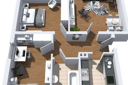 Wohnung zum Mieten in Herne 529 € 66 m² 3 zimmer