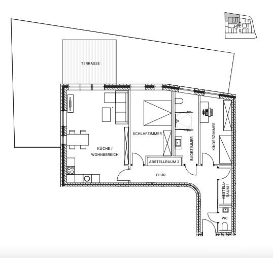Erdgeschoßwohnung Lathen - 3 Zimmer, 85 m&sup2;, 810&euro; | Angebot:26252472