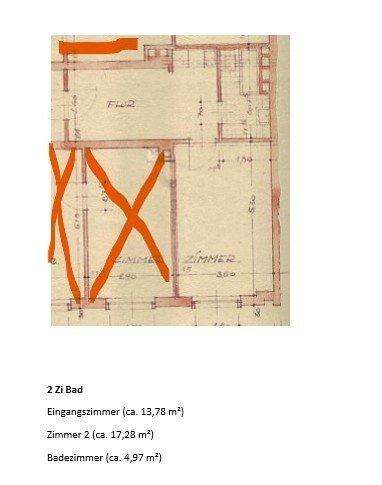 Etagenwohnung Darmstadt - 2 Zimmer, 36 m&sup2;, 960&euro; | Angebot:26213074