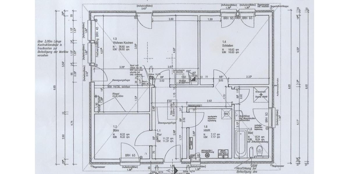 Einfamilienhaus Waren (Müritz) - 3 Zimmer, 94 m&sup2;, 1.300&euro; | Angebot:26613724