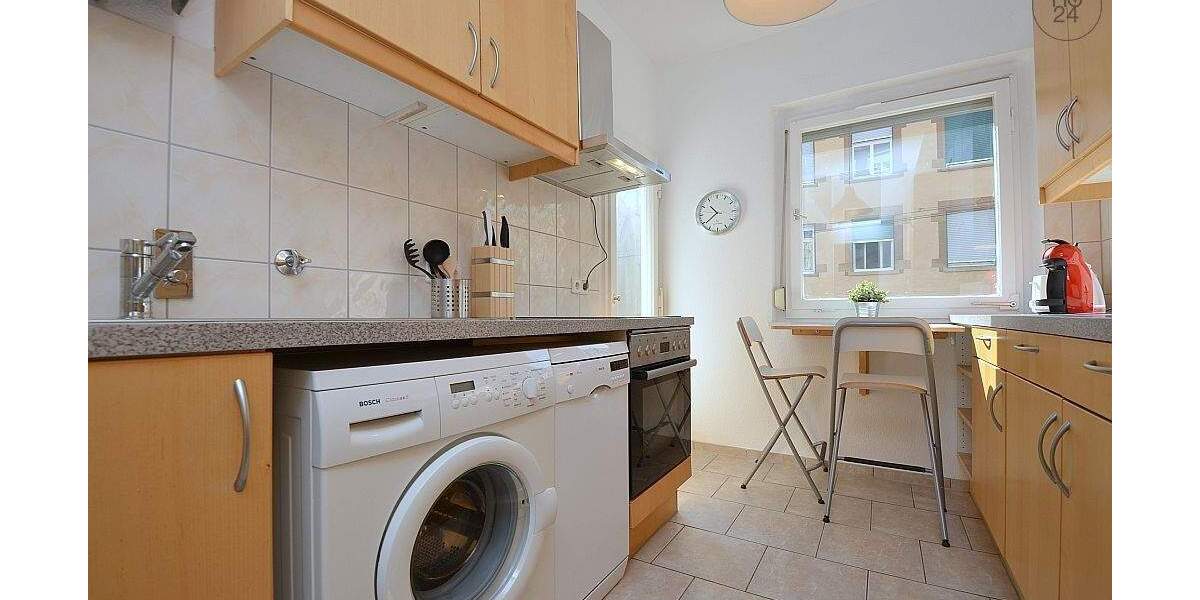 Helle, moderne Wohnung mit Balkon und zwei Schlafzimmern in Stuttgart West 3 zimmer