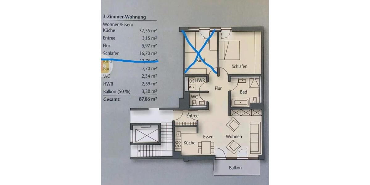möblierte 2-Zimmerwohnung 2 zimmer