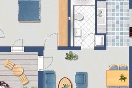 Wohnung Kenn - 2 Zimmer, 56 m&sup2;, 355&euro; | Angebot:26483823