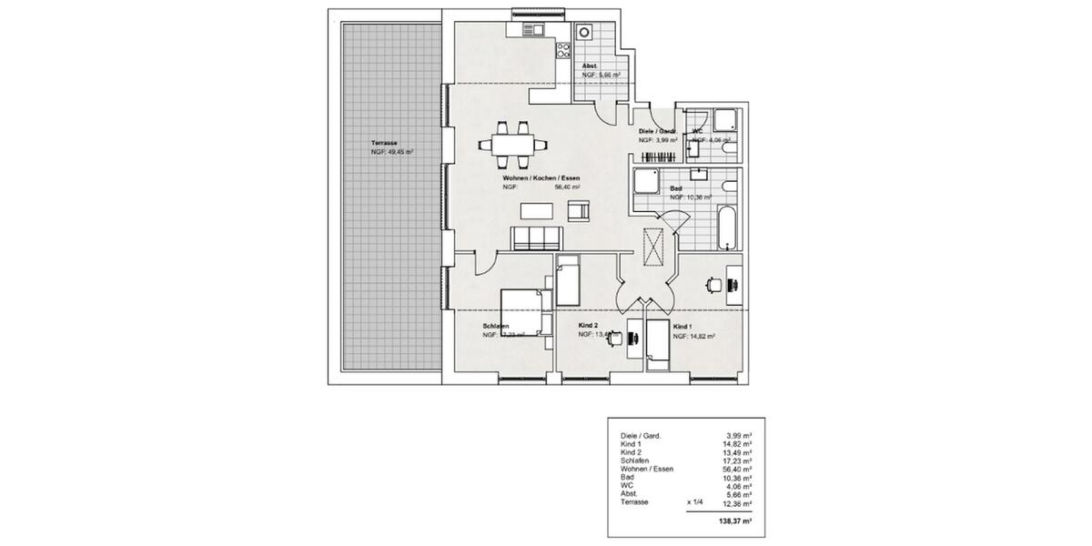 Einfamilienhaus Wolfenbüttel Adersheim - 4 Zimmer, 138 m&sup2;, 1.938&euro; | Angebot:25150912