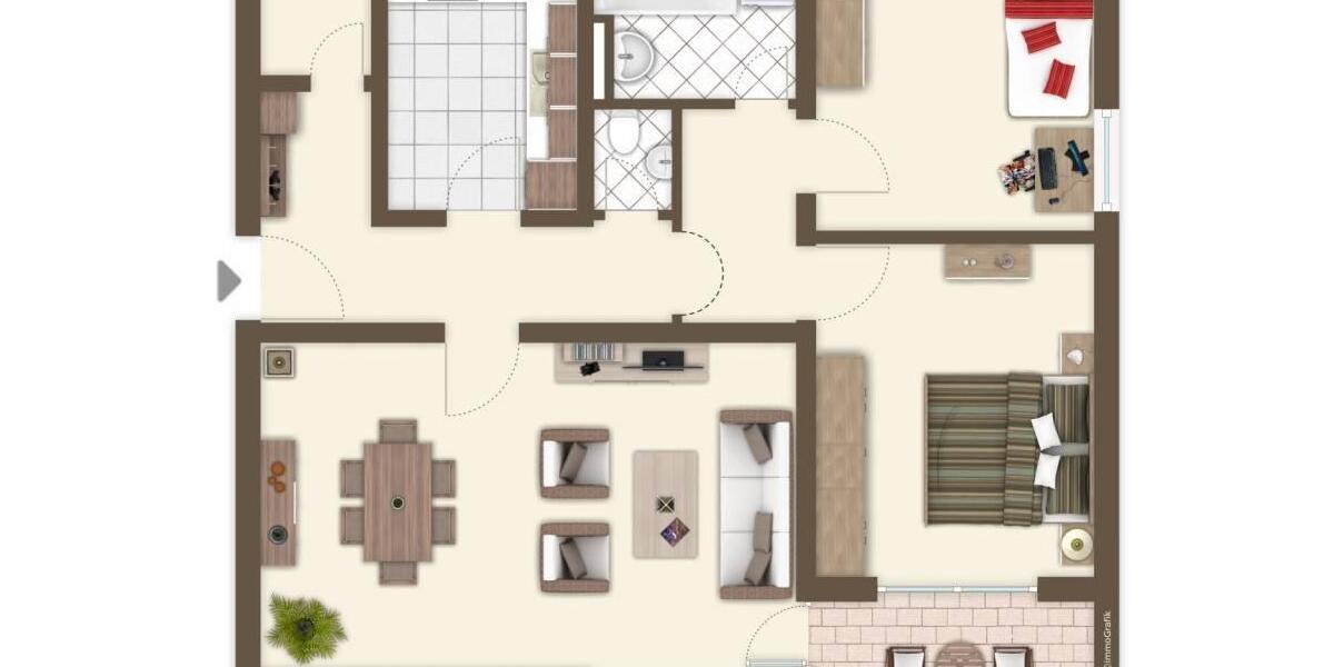 Etagenwohnung Schramberg - 3 Zimmer, 79 m&sup2;, 790&euro; | Angebot:26682454