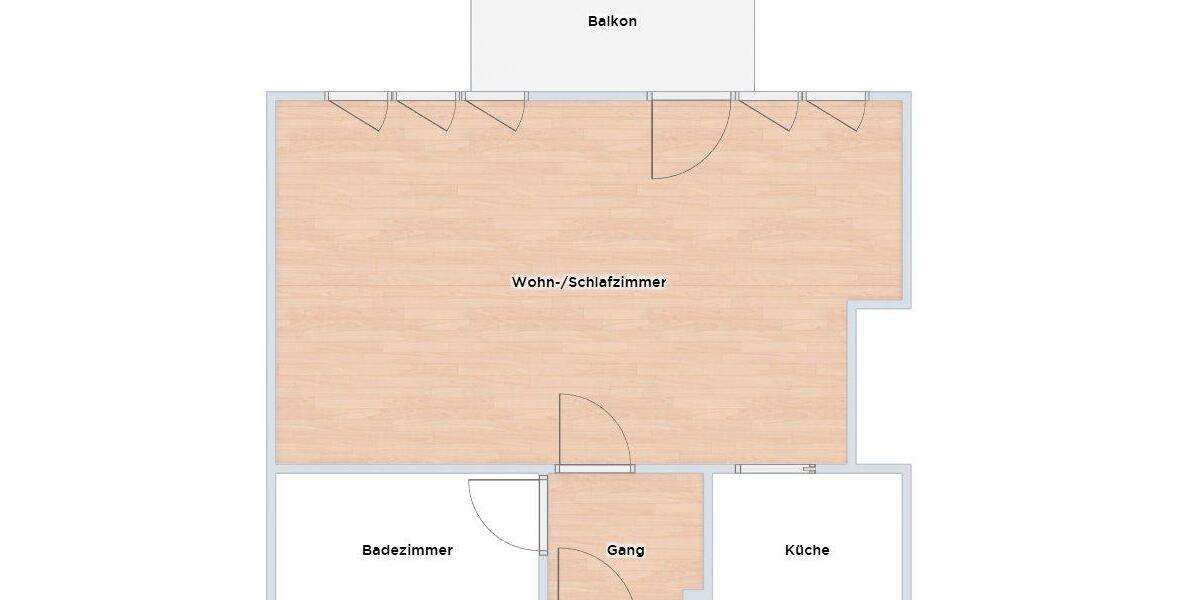 Etagenwohnung Wiesbaden Dotzheim - 1 Zimmer, 42 m&sup2;, 700&euro; | Angebot:26592075