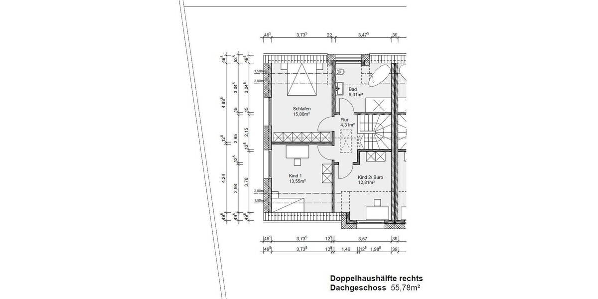 Doppelhaushälfte Detmold Hiddesen - 4 Zimmer, 128 m&sup2;, 1.892&euro; | Angebot:26765364