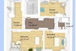 3-Zimmer-Dachgeschosswohnung (86 m²)in Melle (inkl. EBK & Garage) zimmer