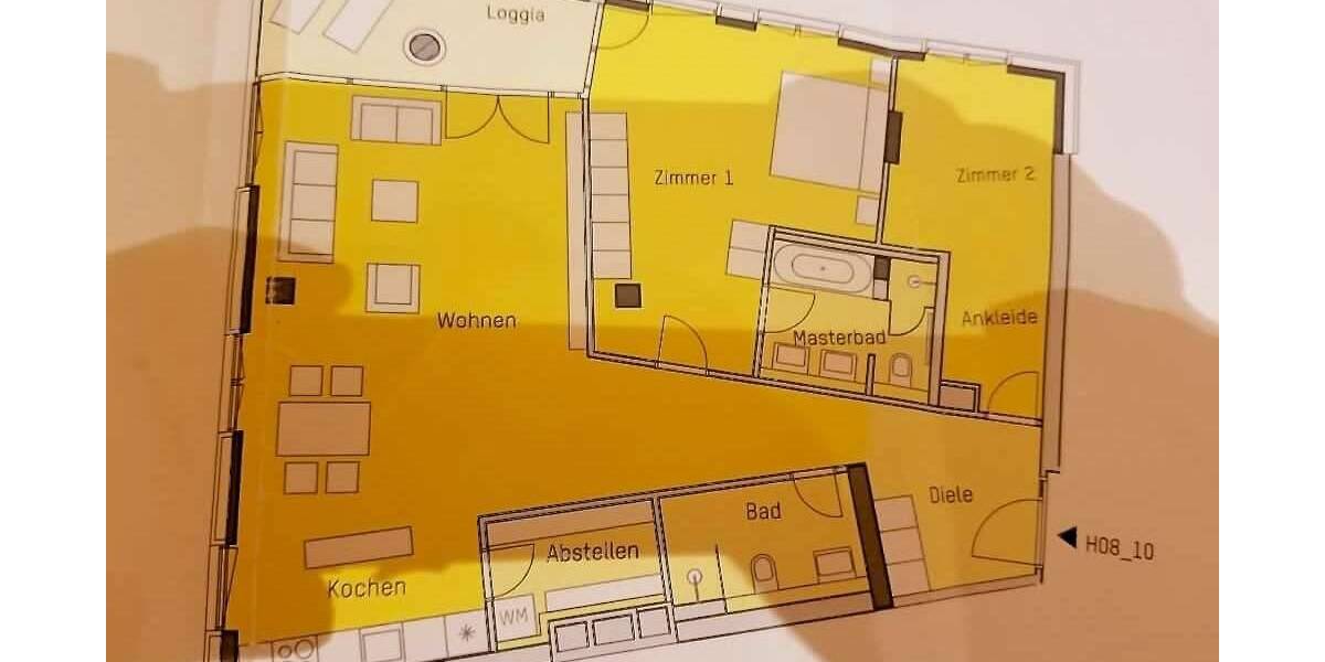 Etagenwohnung Frankfurt Gallus - 3 Zimmer, 125 m&sup2;, 2.250&euro; | Angebot:26108081