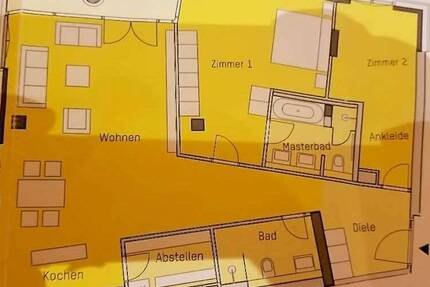 Wohnung Frankfurt Gallus - 3 Zimmer, 125 m&sup2;, 2.250&euro; | Angebot:26108081