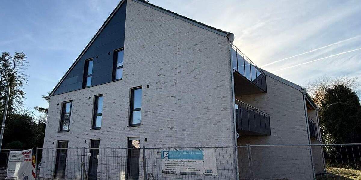 Neubauwohnung im OG links 3 zimmer