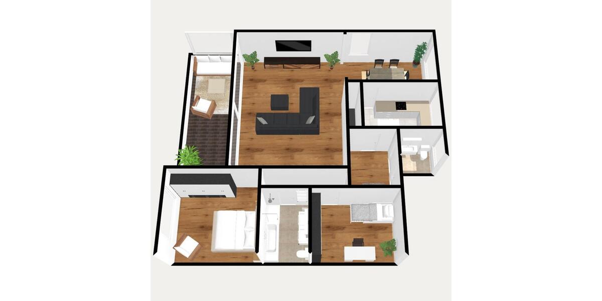 Erdgeschoßwohnung Isernhagen - 3 Zimmer, 125 m&sup2;, 1.687&euro; | Angebot:26338170