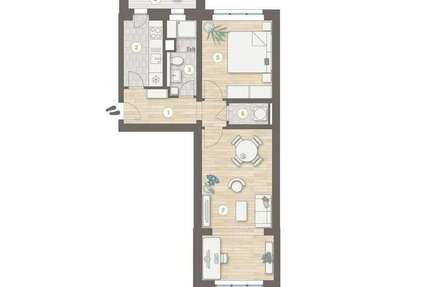 Wohnung Wustermark - 2 Zimmer, 55 m&sup2;, 679&euro; | Angebot:22147222