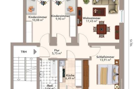 Wohnung Ohrdruf - 4 Zimmer, 69 m&sup2;, 410&euro; | Angebot:26096620