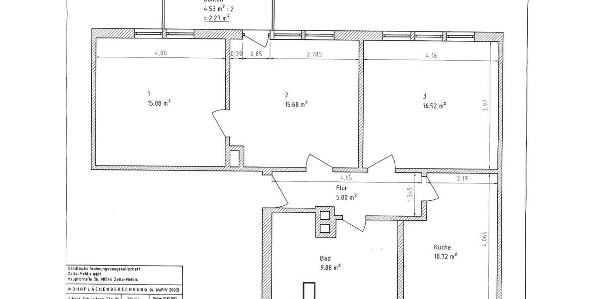 Dachgeschoßwohnung Zella-Mehlis Mehlis - 3 Zimmer, 77 m&sup2;, 595&euro; | Angebot:25321932