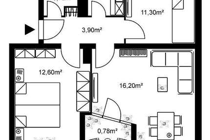 Wohnung zum Mieten in Bad Vilbel 630 € 53.7 m²