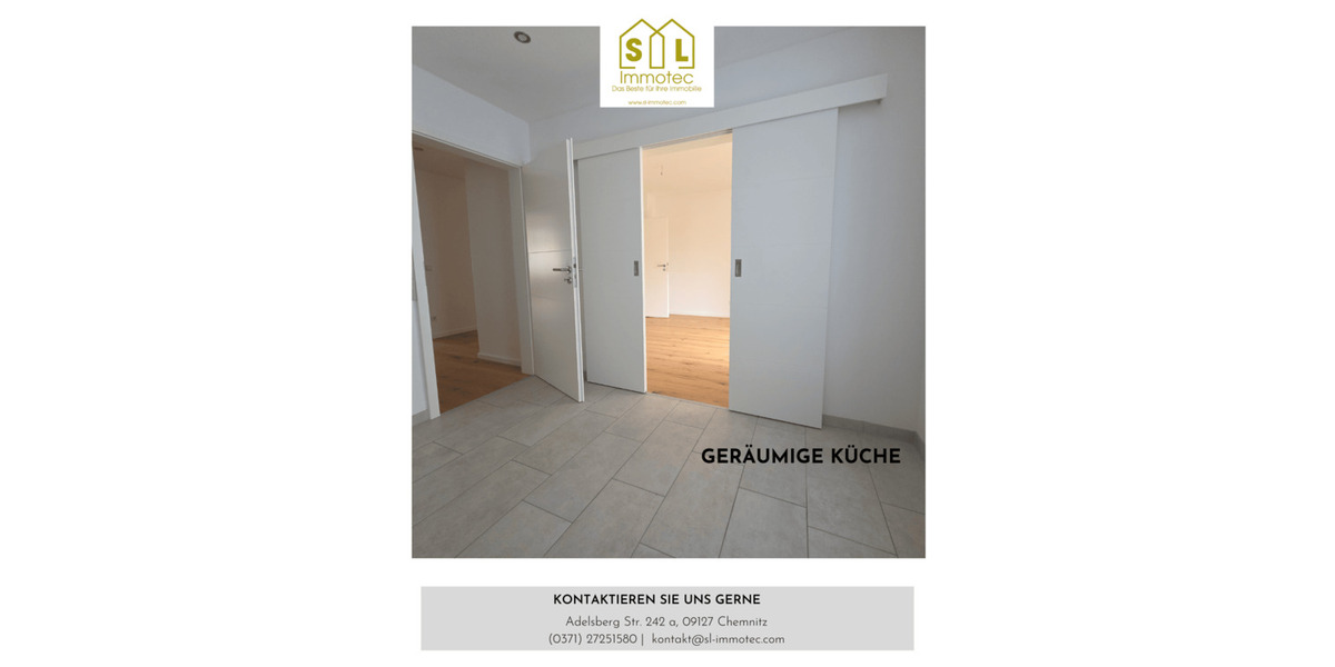 Etagenwohnung Chemnitz Sonnenberg - 4 Zimmer, 93 m&sup2;, 666&euro; | Angebot:26820091