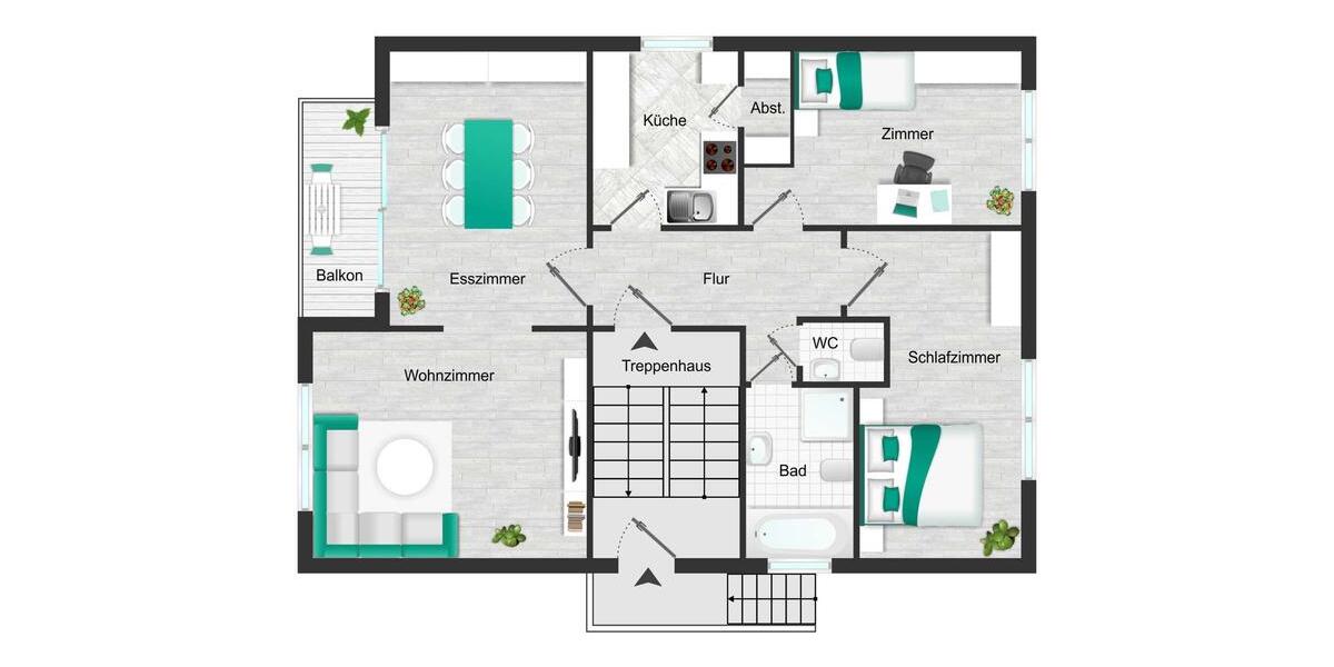 Etagenwohnung Sinzig - 4 Zimmer, 105 m&sup2;, 1.290&euro; | Angebot:26617391