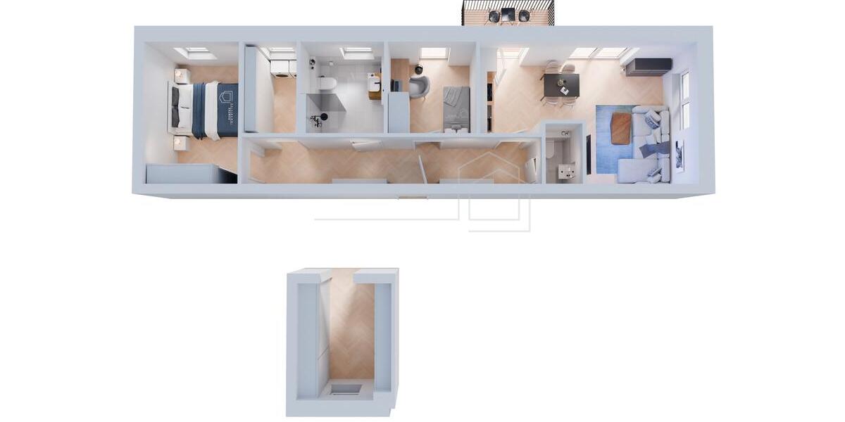 Etagenwohnung Bawinkel - 3 Zimmer, 71 m&sup2;, 710&euro; | Angebot:24874597