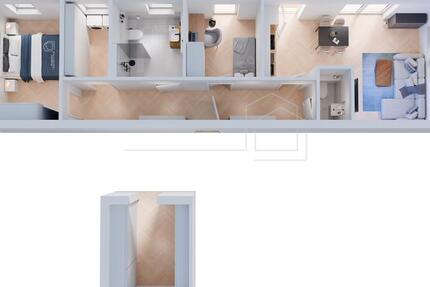 Wohnung Bawinkel - 3 Zimmer, 71 m&sup2;, 710&euro; | Angebot:24874597