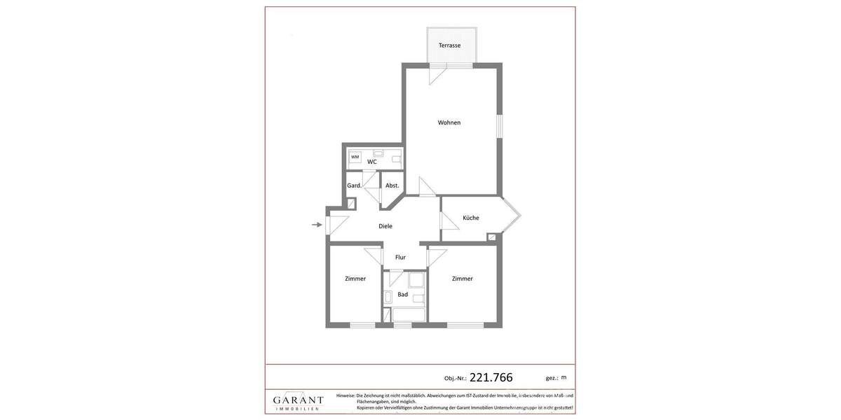 Etagenwohnung Aalen Unterkochen - 3 Zimmer, 83 m&sup2;, 996&euro; | Angebot:24860138