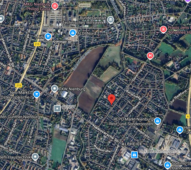 Etagenwohnung Nienburg - 4 Zimmer, 155 m&sup2;, 970&euro; | Angebot:25667281