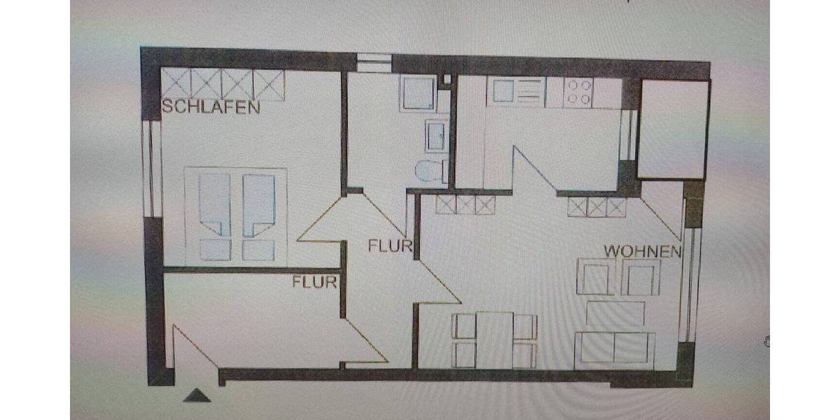 Etagenwohnung Bornhöved - 2 Zimmer, 57 m&sup2;, 712&euro; | Angebot:26015822