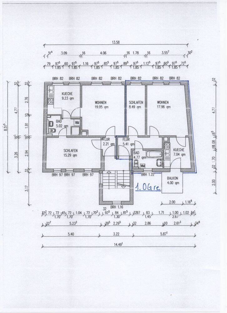 Helle 2-Zimmer-Wohnung mit Balkon in Altenburg zu vermieten