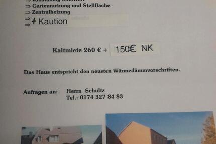 Schöne ruhige Lage im Zentrum von Hartha zu Vermieten 2 zimmer