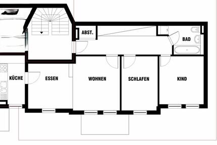 Schön geschnittene Wohnung Steinau Innenstadt